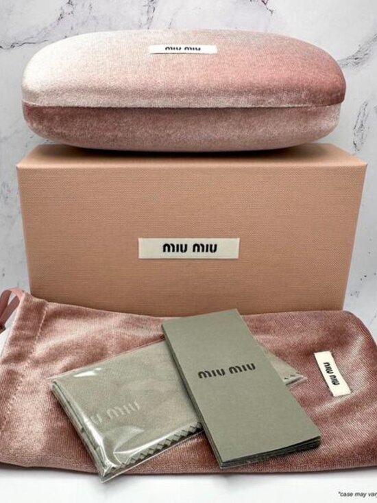 New MIU MIU Sunglasses Black Square Gold Full Rim 56mm MIU MIU main image 14